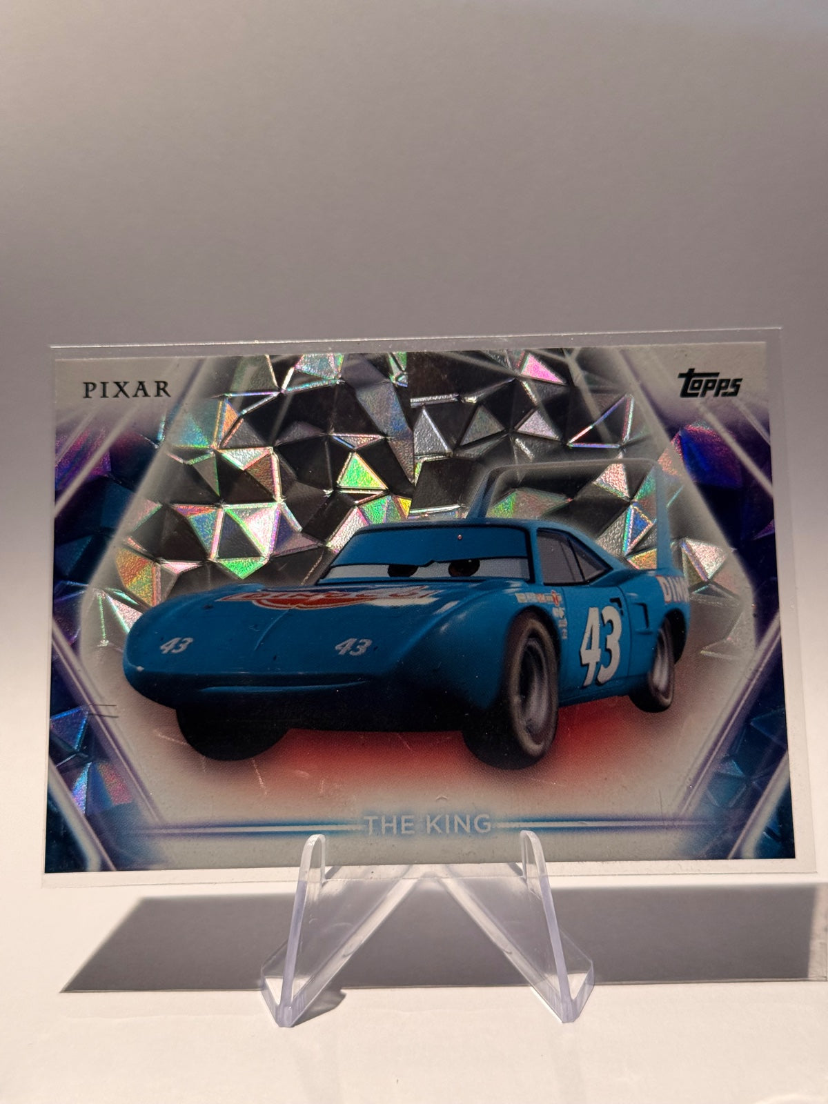 2026 Topps Chrome Disney Pixar – The King #93 Prism Refractor – Cars
