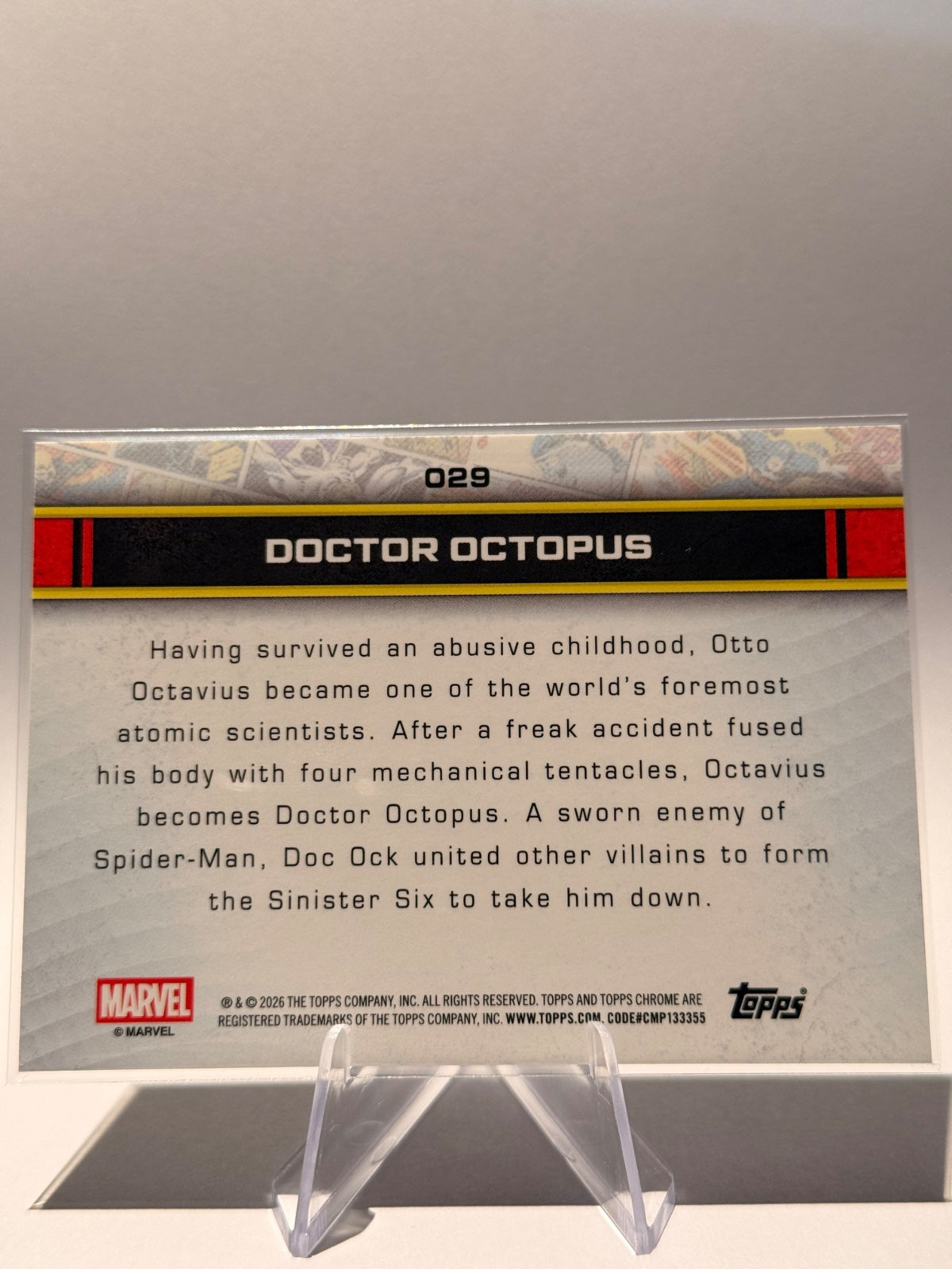 2026 Topps Chrome Marvel Doctor Octopus #029 – Refractor