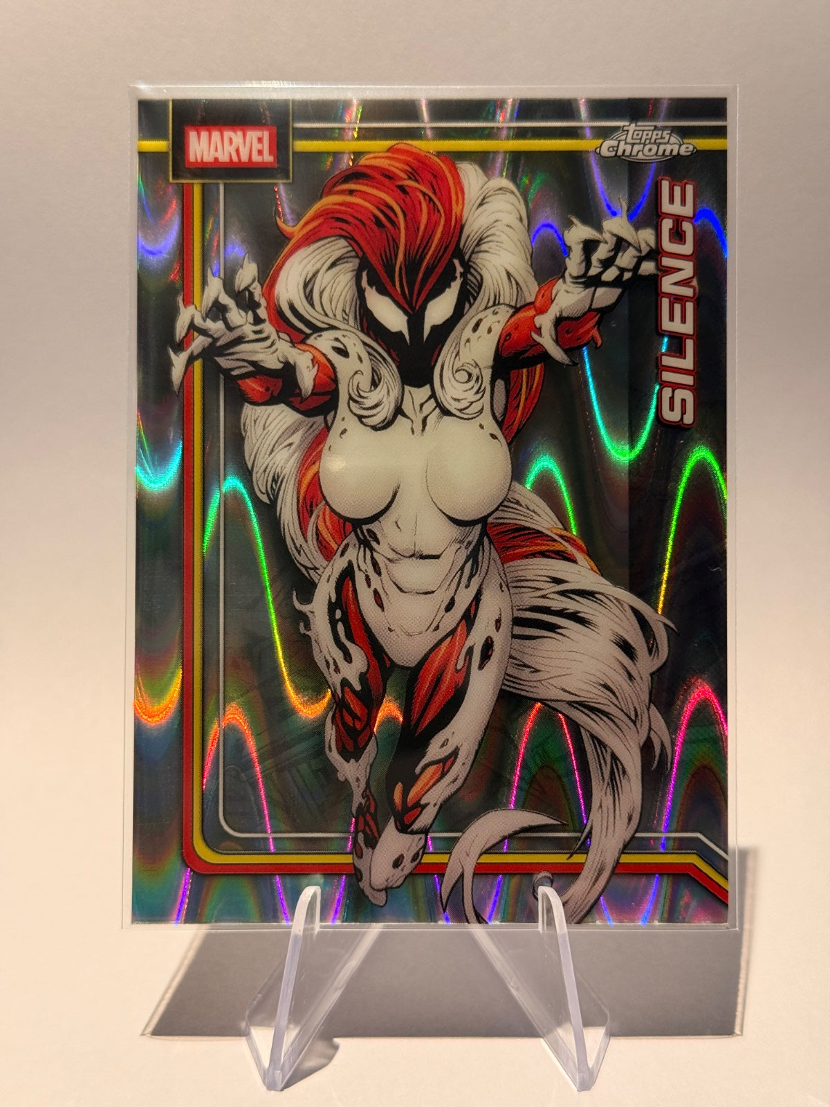 2026 Topps Chrome Marvel Silence #155 – Refractor