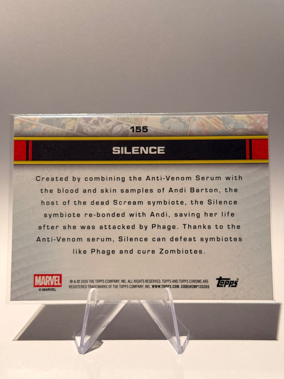 2026 Topps Chrome Marvel Silence #155 – Refractor