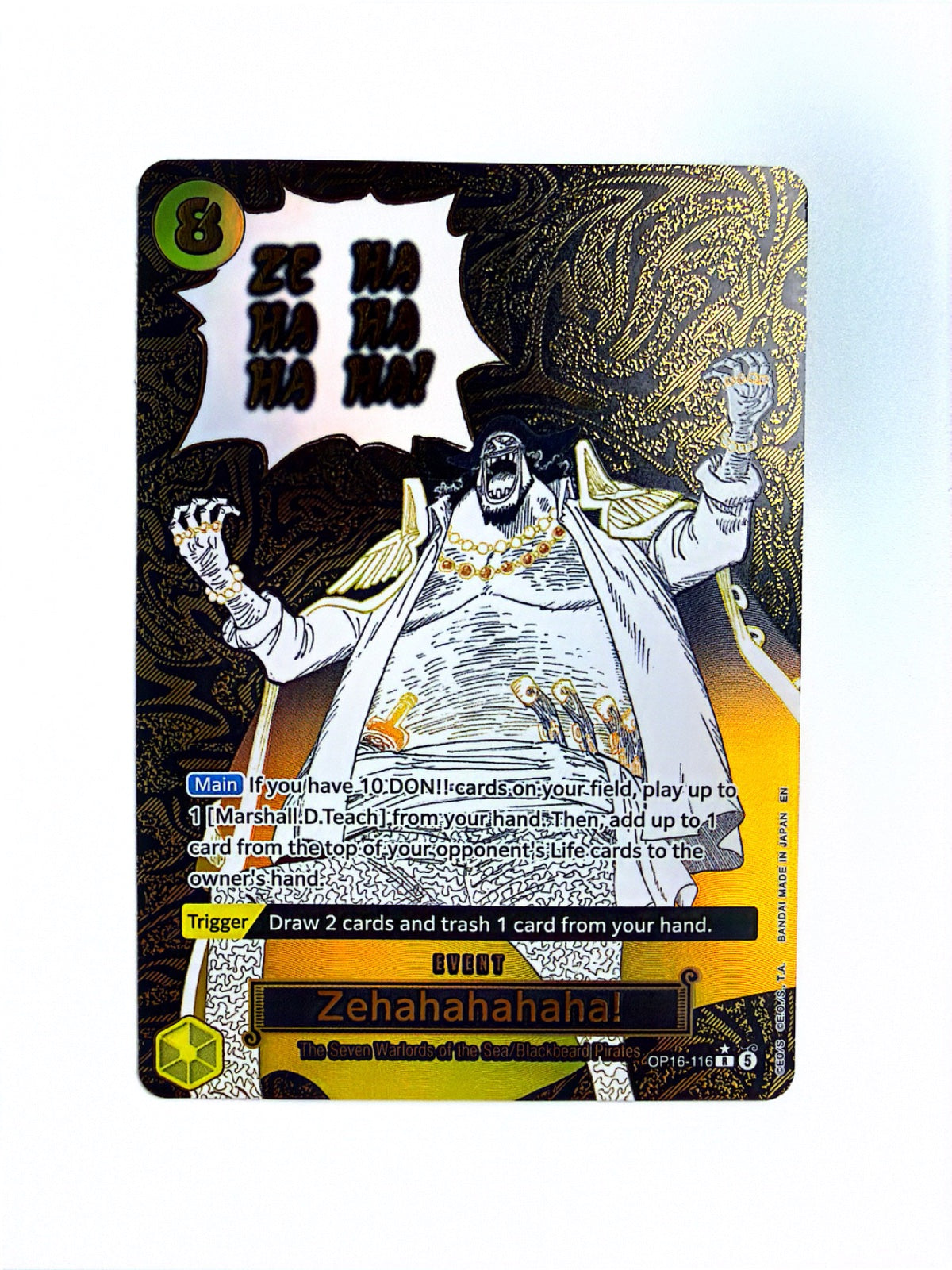 Zehahahahaha! (Alternate Art) OP16-116 (The Time of Battle)