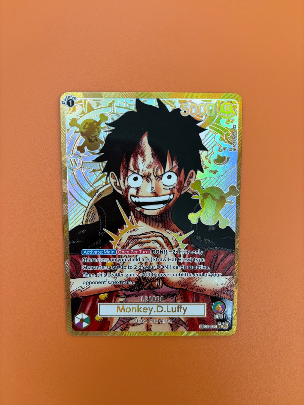 Luffy custom card