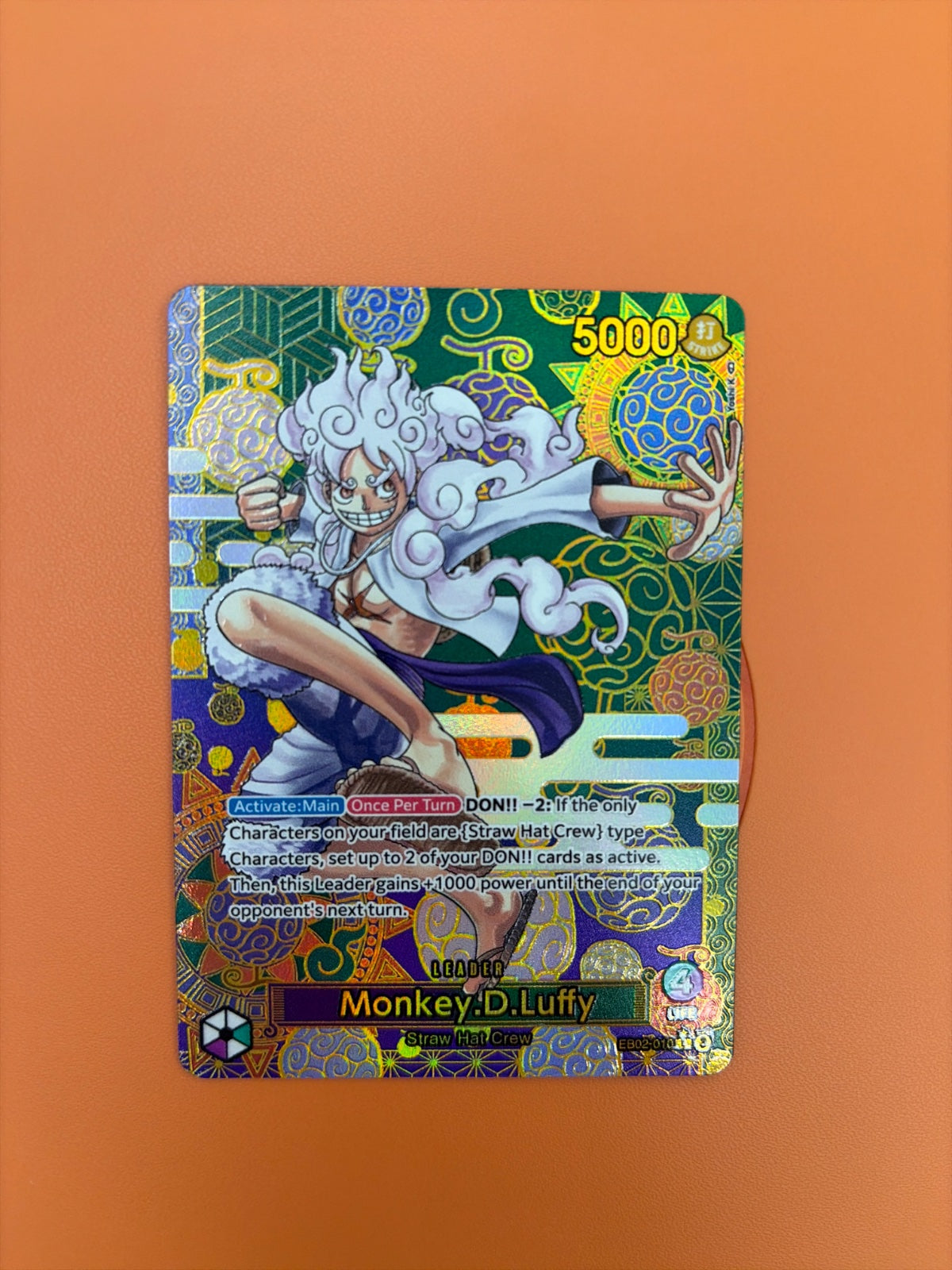 Luffy custom card