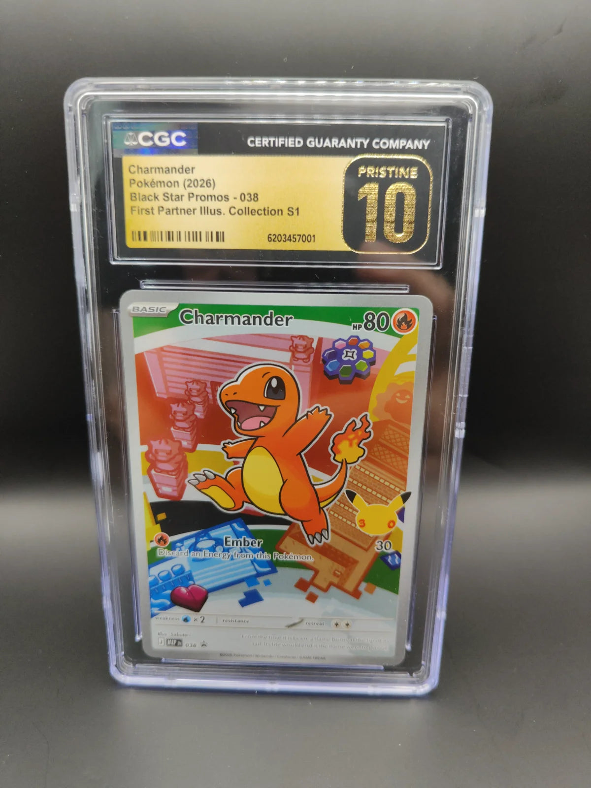 Charmander 038 (Mega Evolution Promos) — CGC 10 (Pristine)