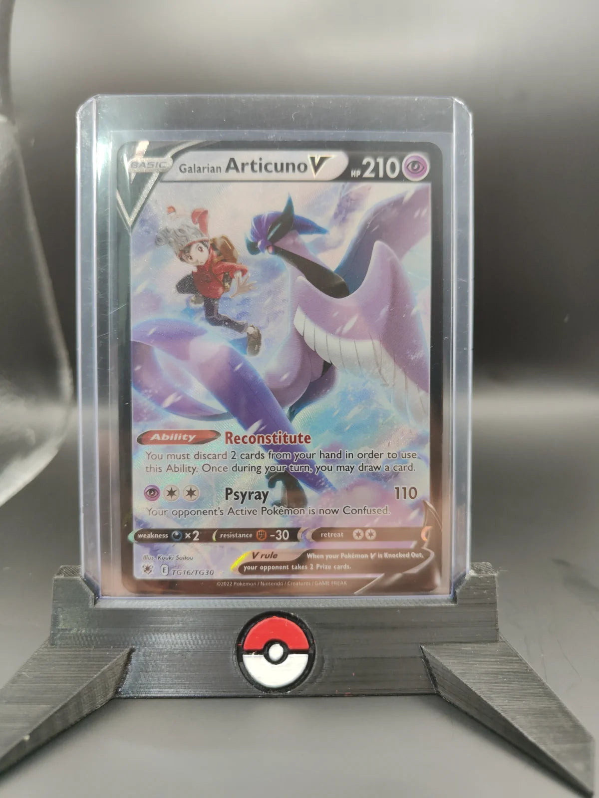 Galarian Articuno V TG16/TG30 (Astral Radiance Trainer Gallery)