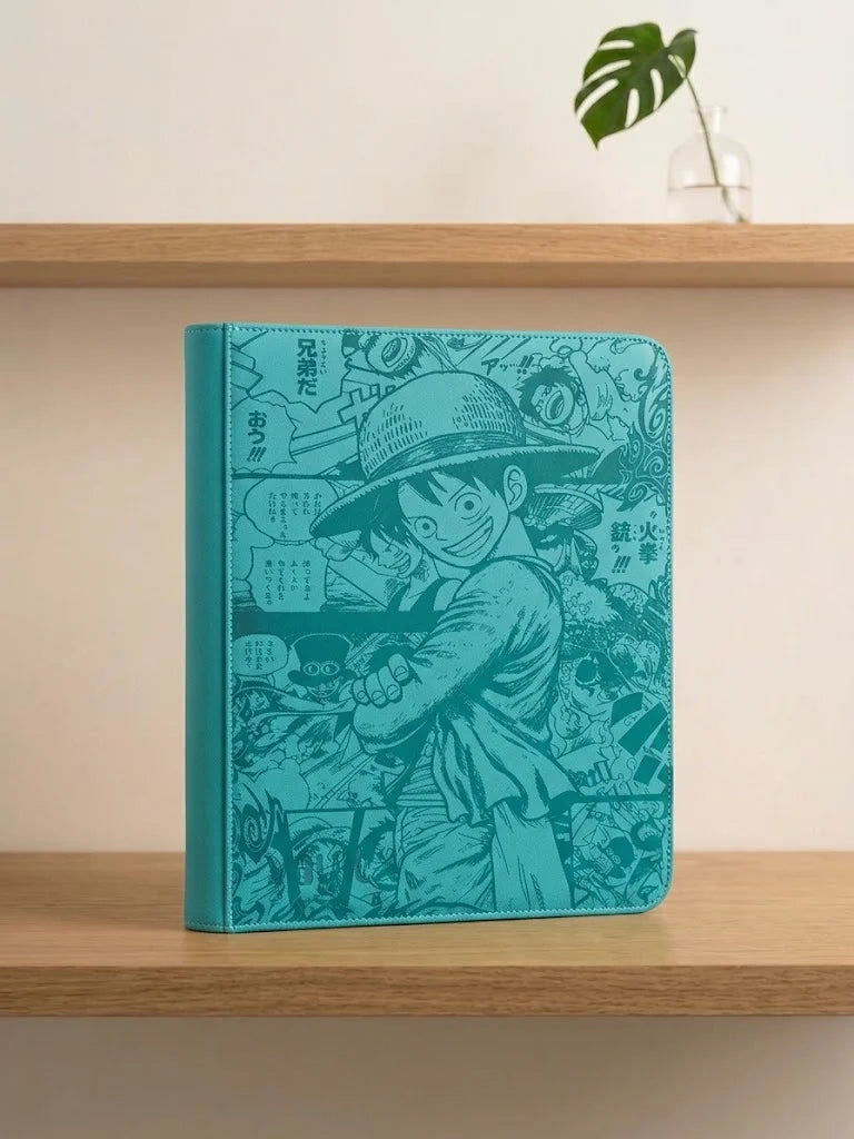 Luffy Engraved VaultX 12-Pocket Binder (Teal)