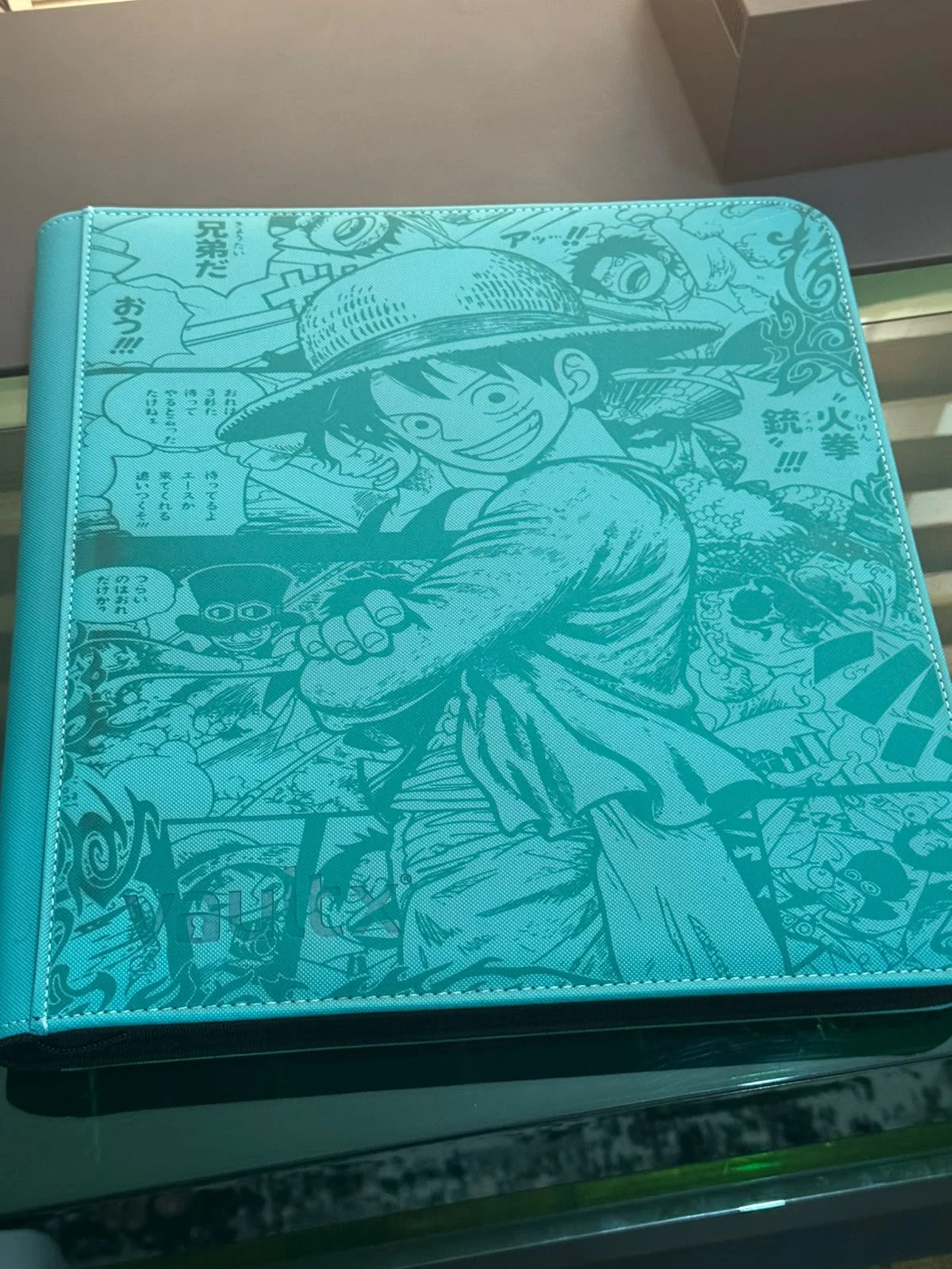 Luffy Engraved VaultX 12-Pocket Binder (Teal)