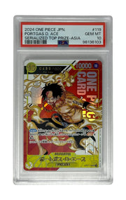 Portgas D. Ace Flagship Winner (JP) OP07-119 (One Piece Promos) — PSA 10