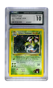 Erika's Venusaur 4 · Unlimited Holofoil (Gym Challenge) — CGC 10