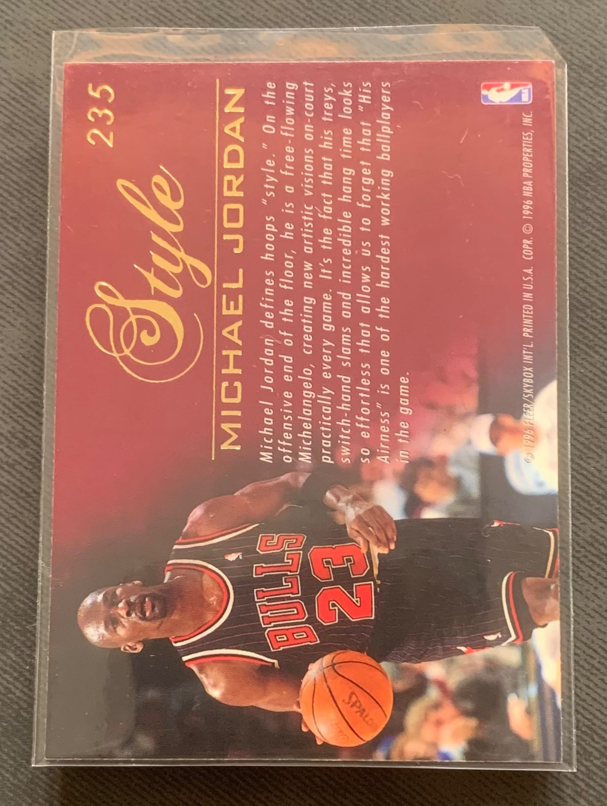1995 flair michael Jordan #235