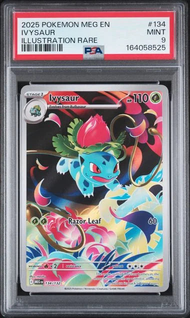 Ivysaur 134/132 (Mega Evolution) — PSA 9