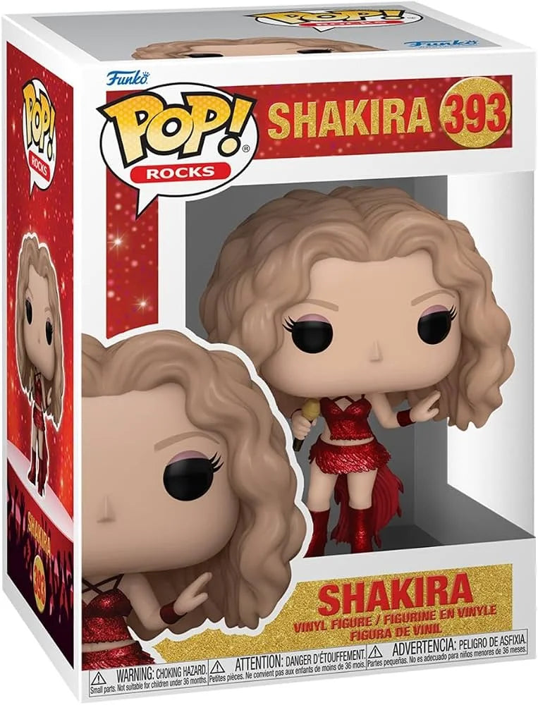 Funko POP! Rocks: Shakira (Super Bowl) vinyl figure (#393).