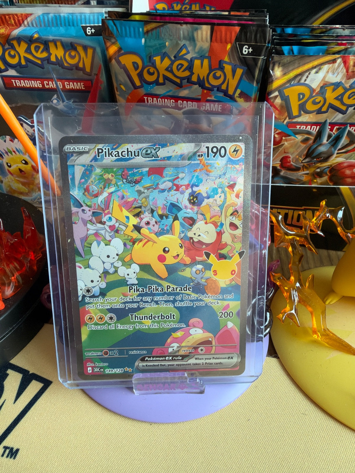 Pikachu ex 149/128 (30th Celebration)