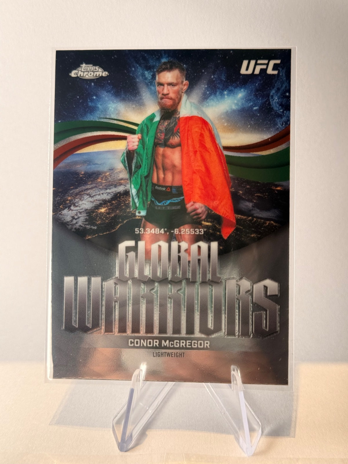 2026 Topps Chrome UFC Conor McGregor Global Warriors #GW-8