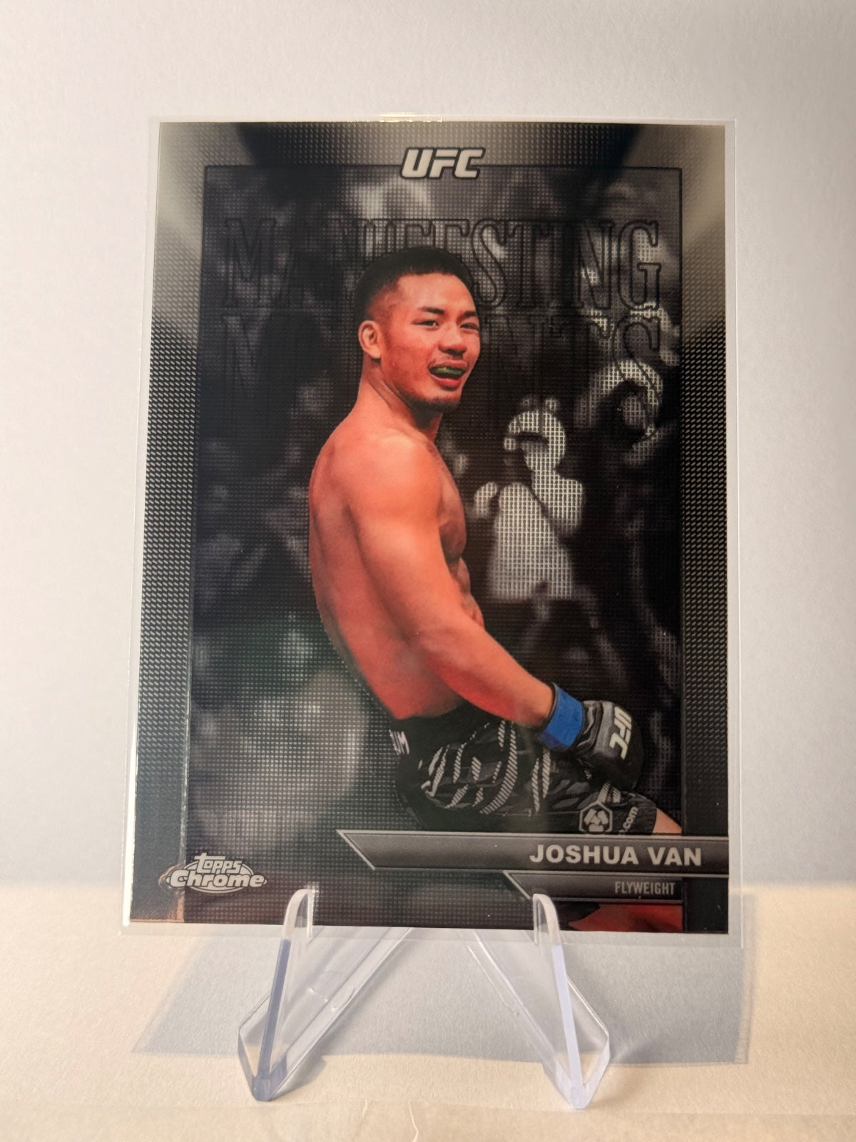 2026 Topps Chrome UFC Joshua Van Manifesting Moments #MM-4