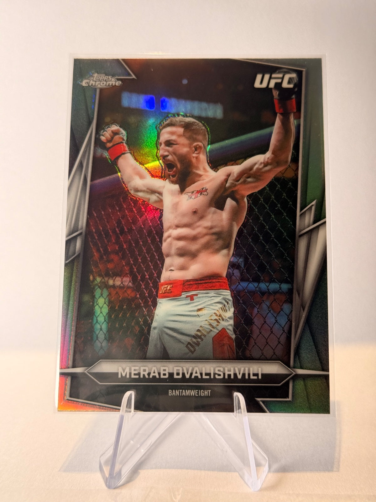 2026 Topps Chrome UFC Merab Dvalishvili #50 Refractor