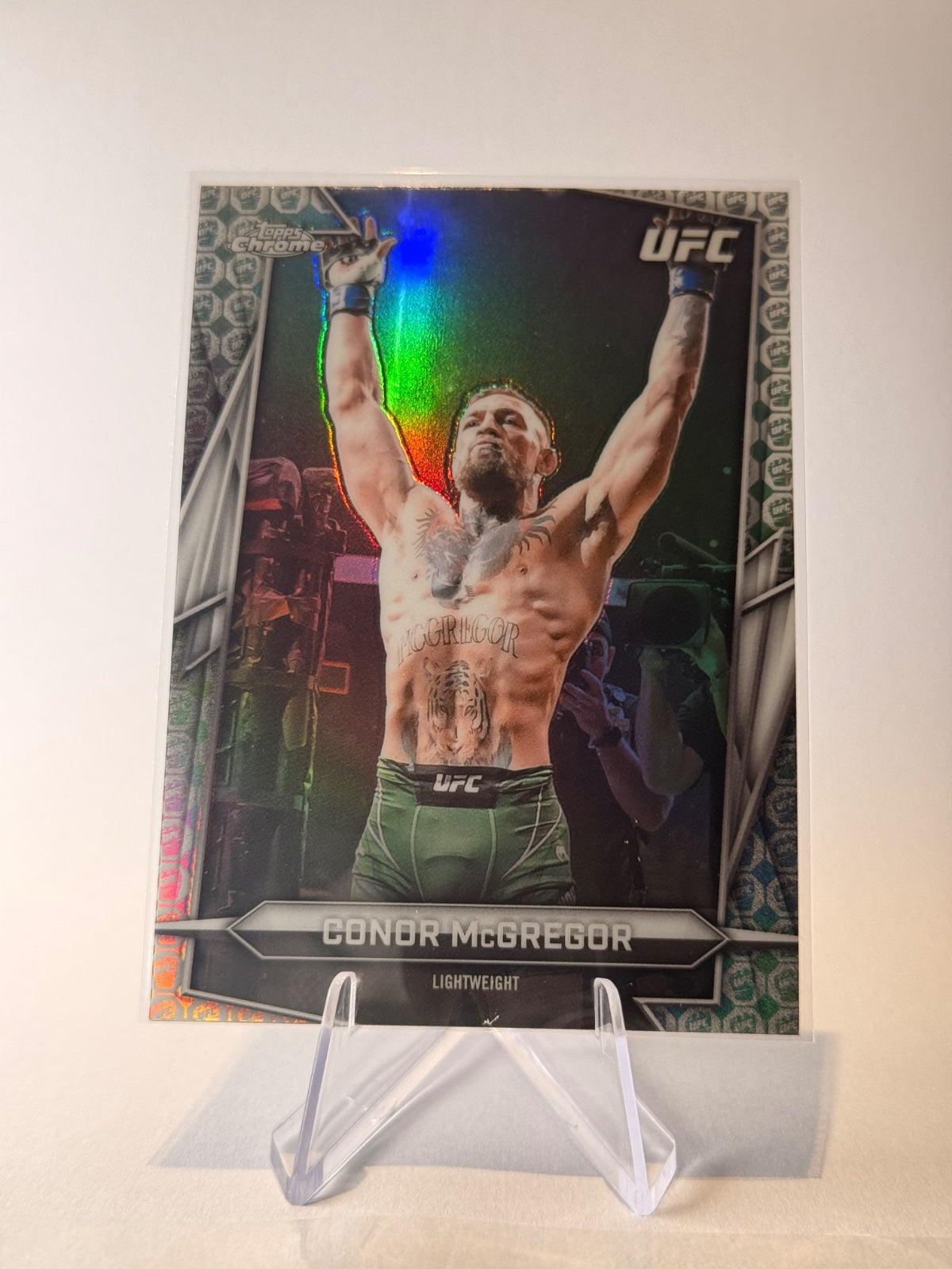 2026 Topps Chrome UFC Conor McGregor #5 UFC Glove Refractor