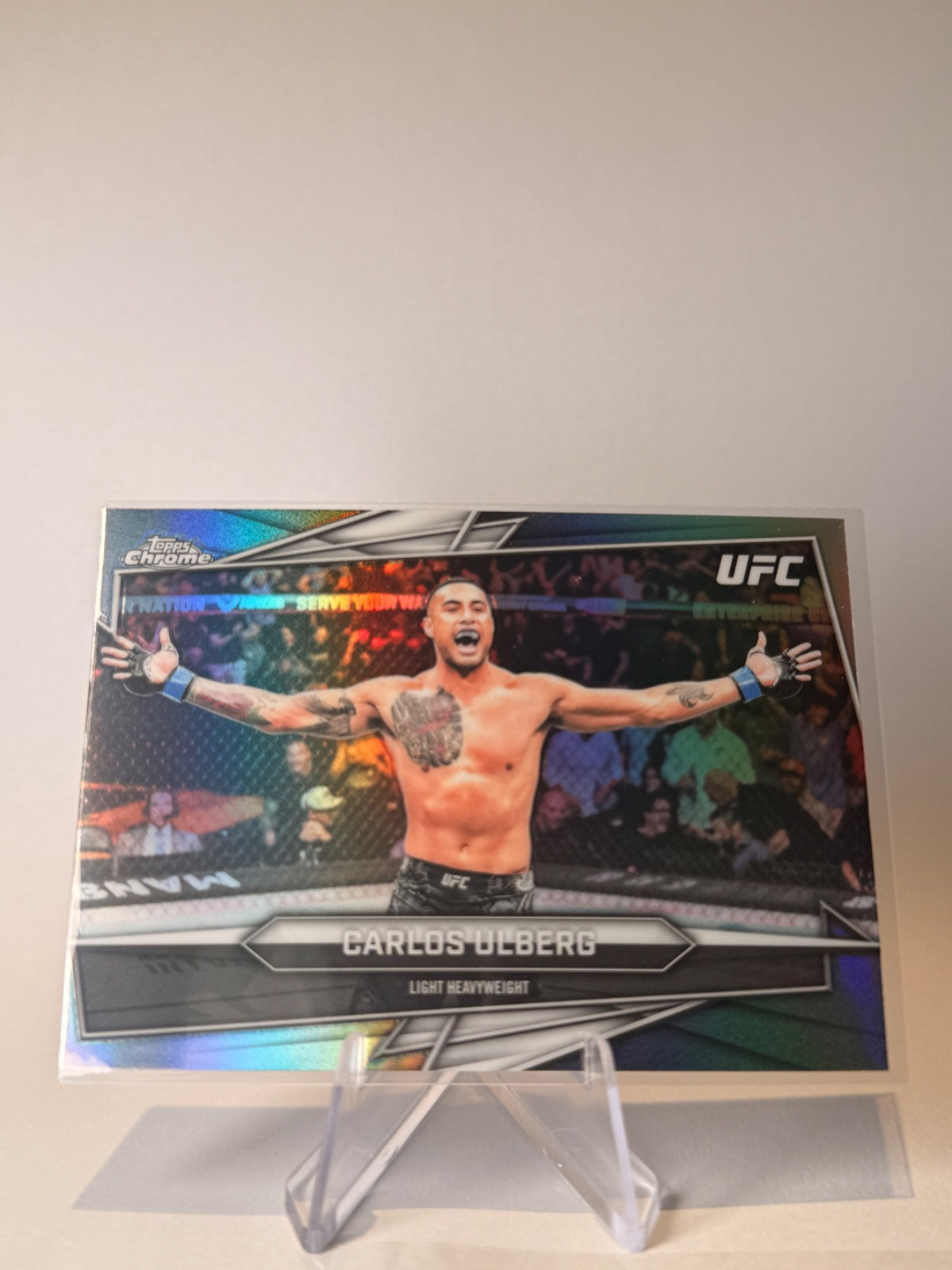 2026 Topps Chrome UFC Carlos Ulberg #110 Refractor