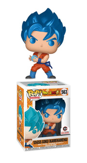 Funko Pop! Animation : Dragonball Super - SSGSS Goku (Kamehameha) #563 Chalice Collectibles Exclusive Sticker