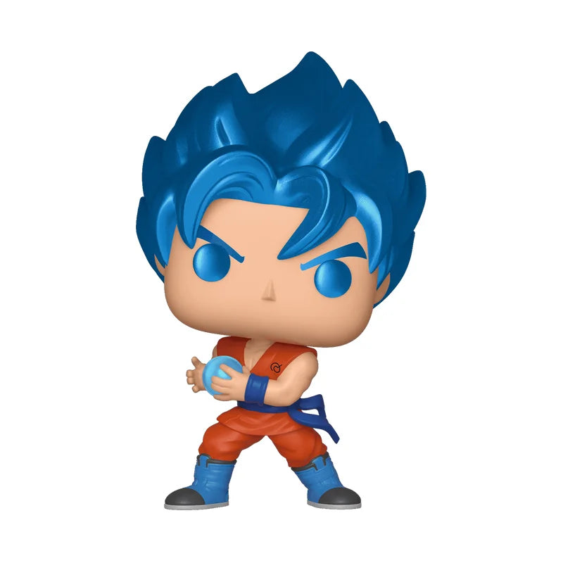 Funko Pop! Animation : Dragonball Super - SSGSS Goku (Kamehameha) #563 Chalice Collectibles Exclusive Sticker