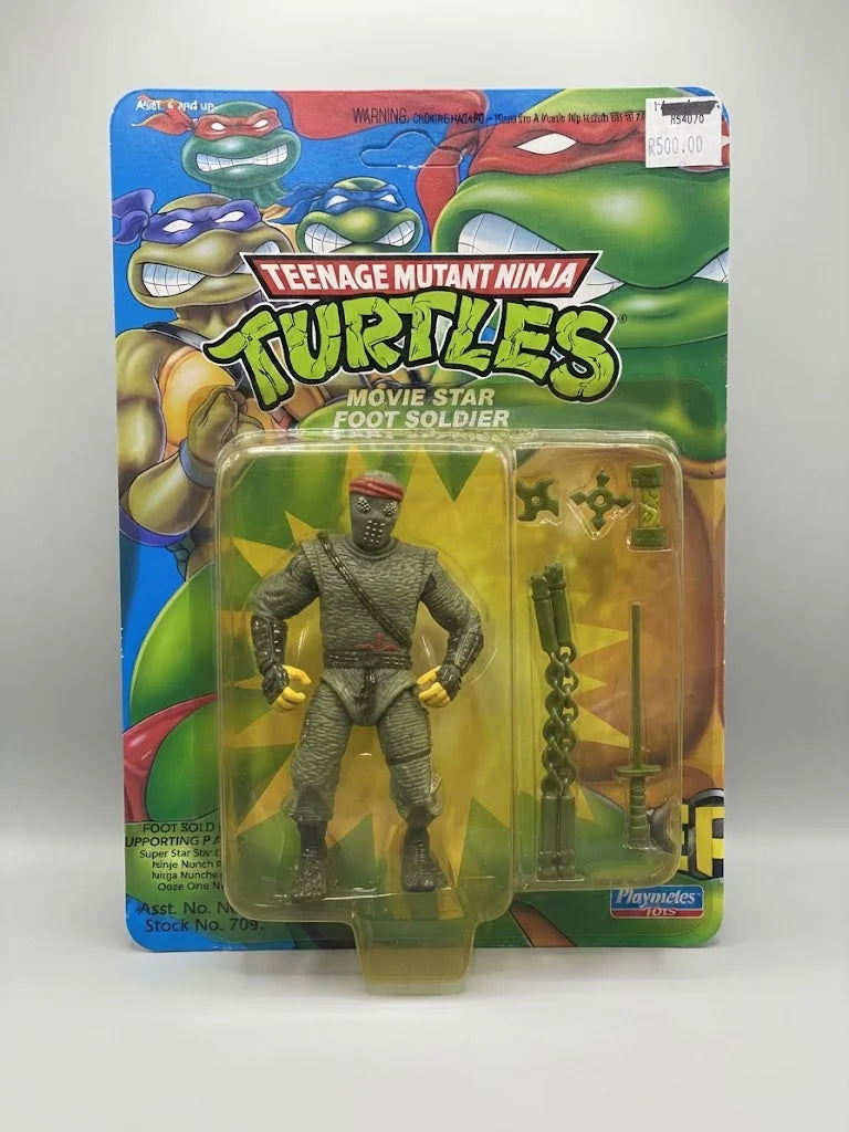 Playmates Teenage Mutant Ninja Turtles Movie Star Foot Soldier action figure ( S\N 003 )