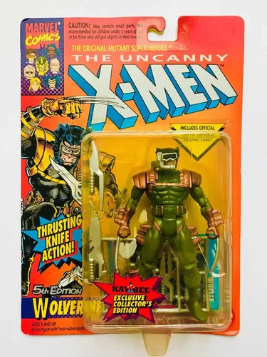 Toy Biz The Uncanny X-Men 5th Edition Wolverine Action Figure ( Open seal ) ( S\N 013 )
