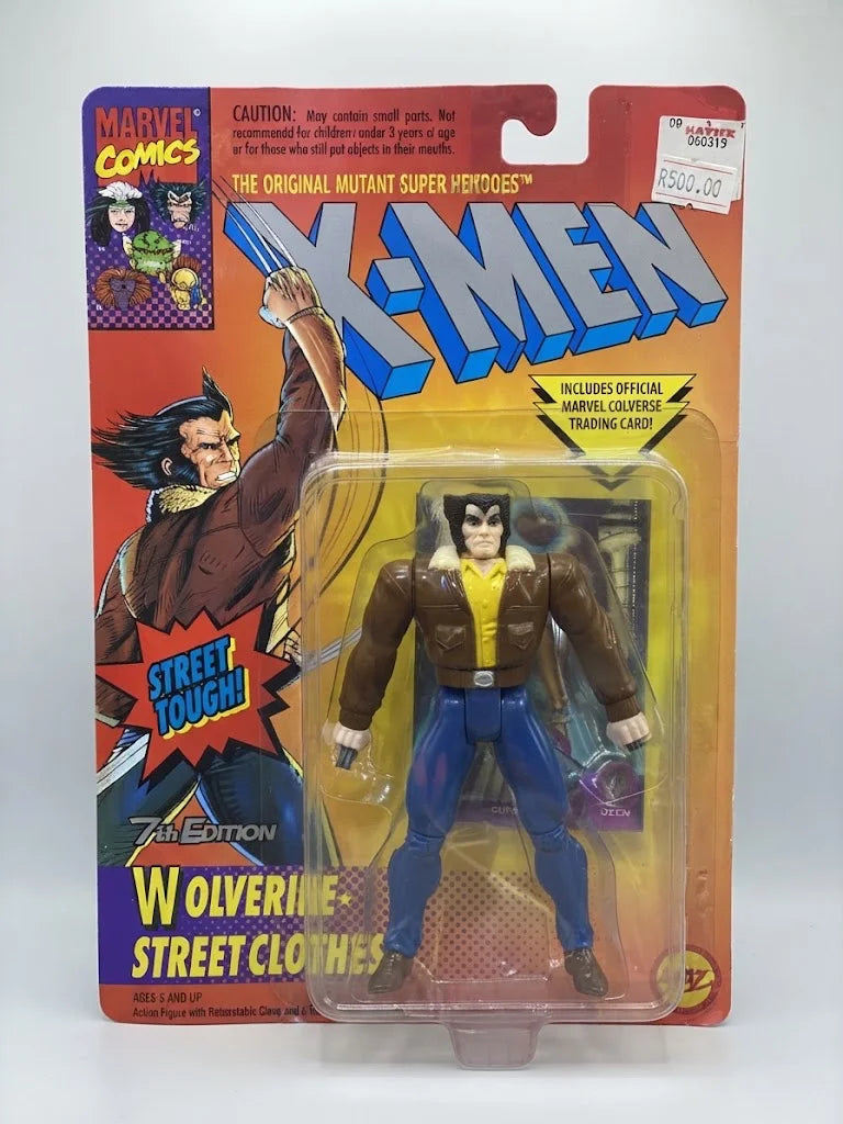 Toy Biz X-Men 7th Edition "Wolverine Street Clothes" action figure. (S\N 014 )