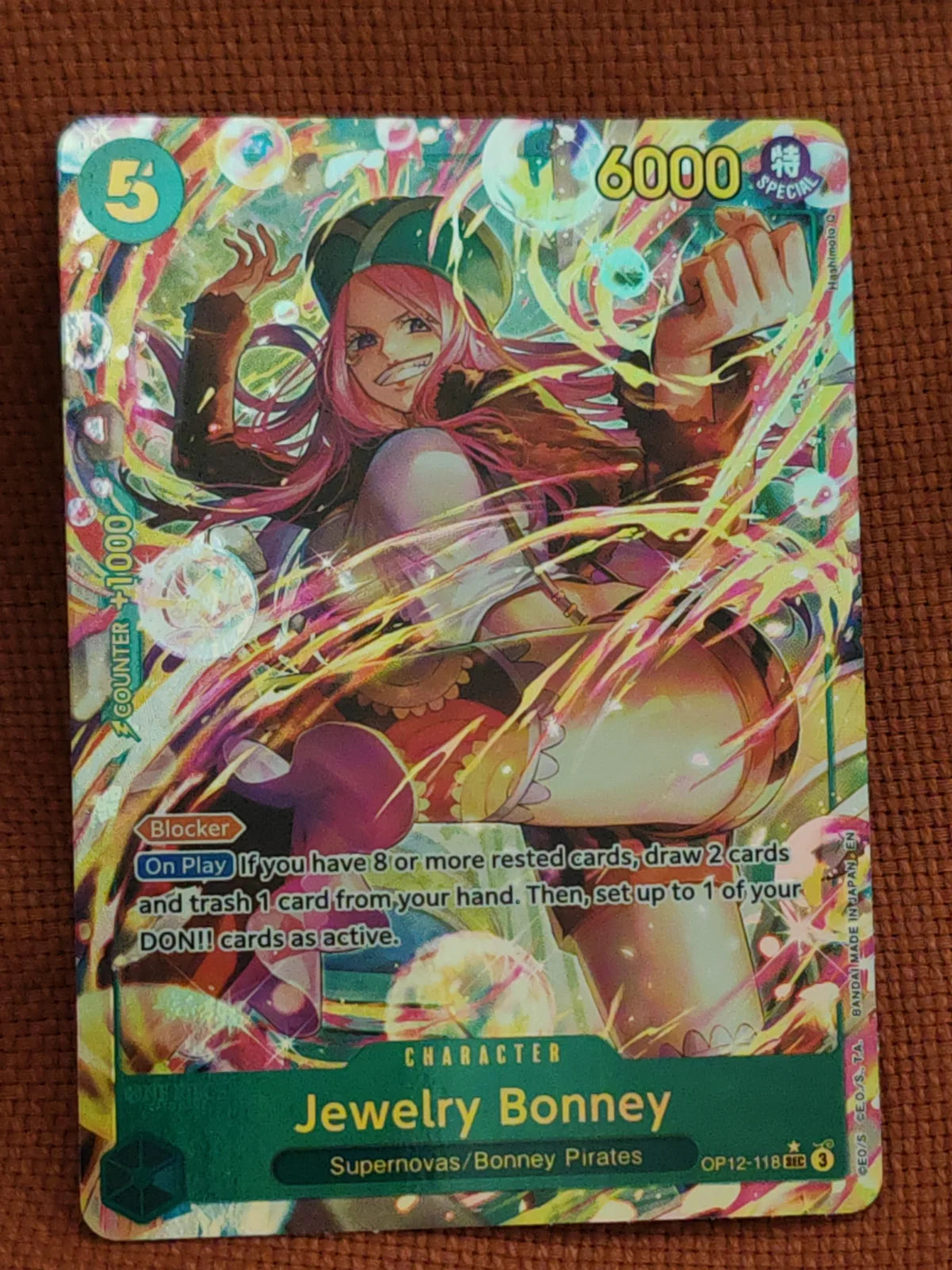 Jewelry Bonney (118) (Alternate Art) OP12-118 (Legacy of the Master)