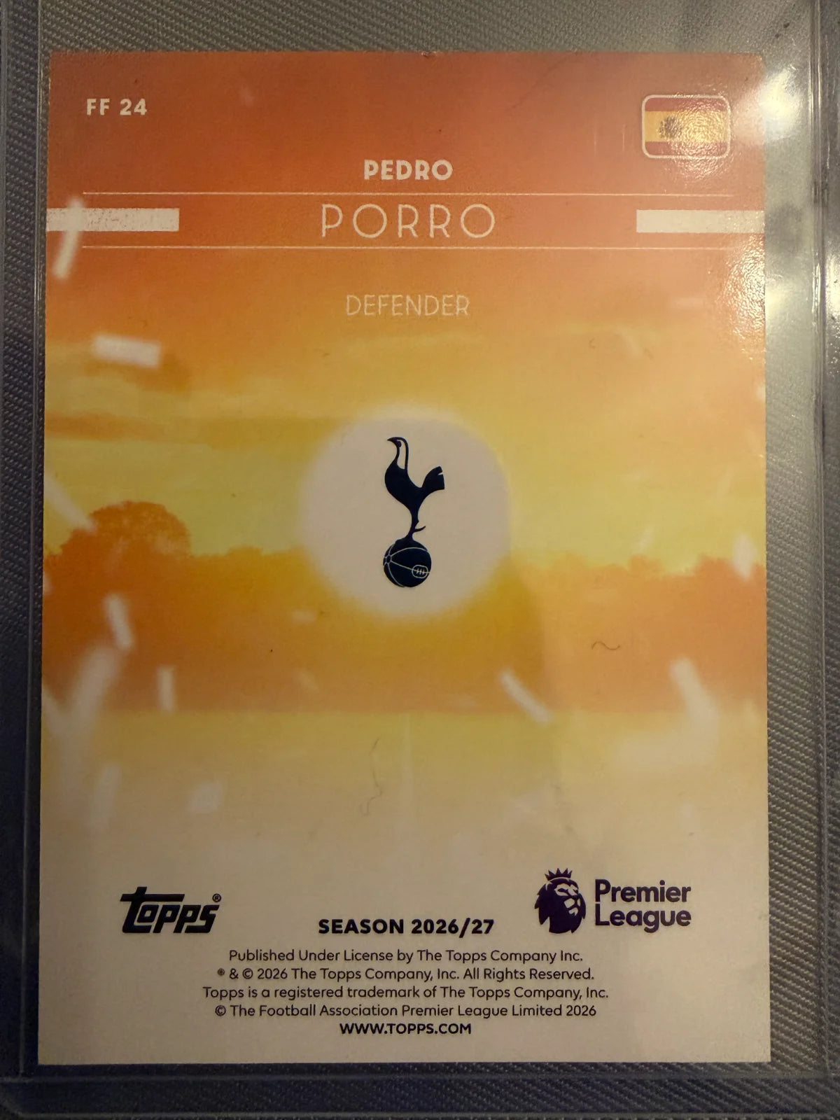 Pedro Porro – Flying the Flag #FF-24 – Tottenham