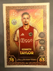 Kenneth Taylor – All-Action Hero	Topps Match Attax