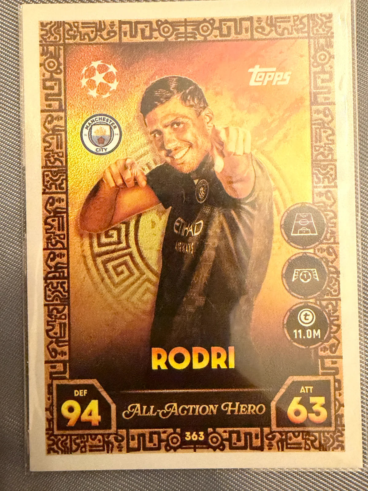 Rodri – All-Action Hero	Topps Match Attax