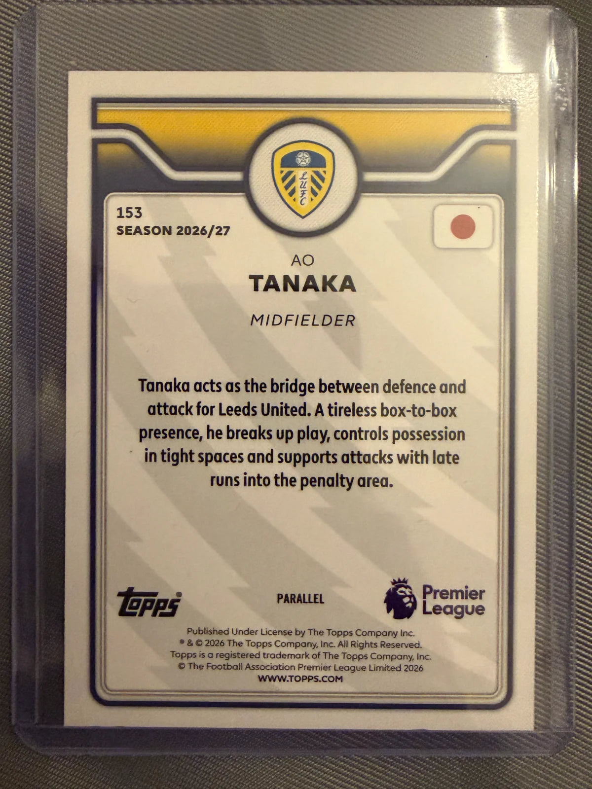 Ao Tanaka #153 – 379/399	Numbered Parallel /399