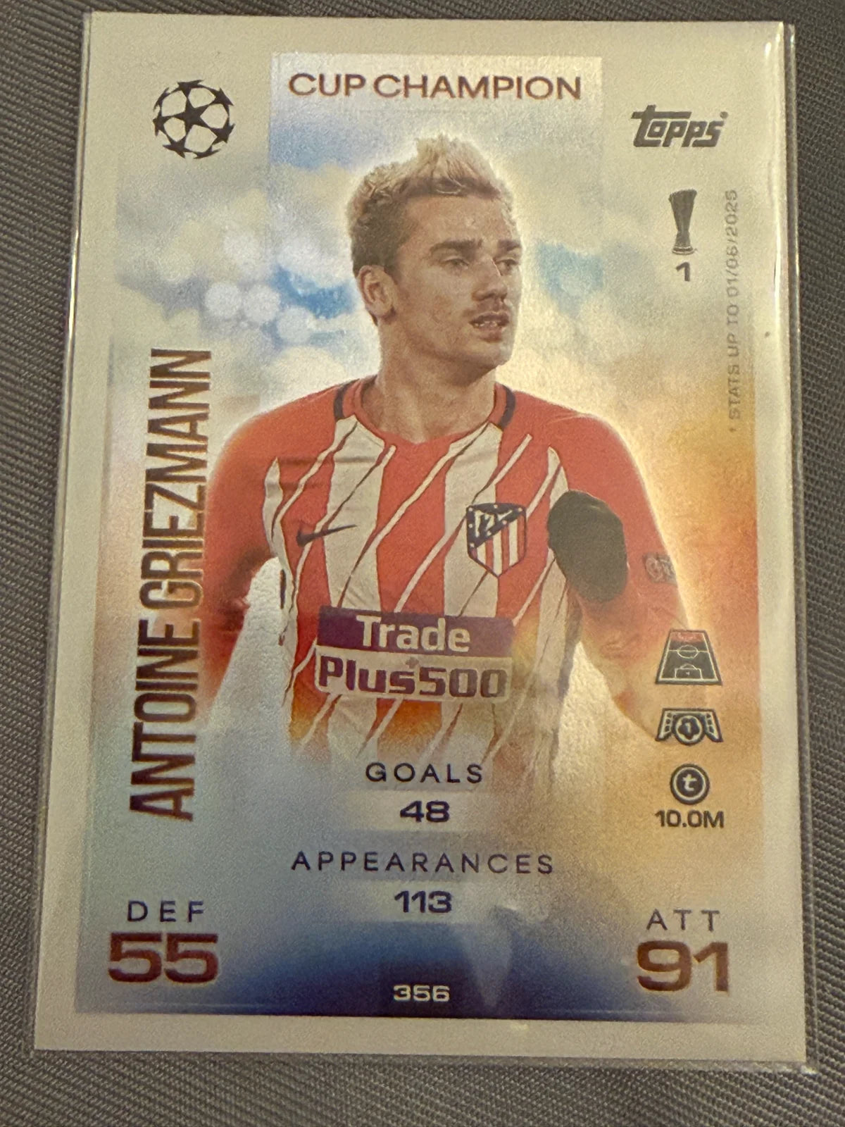 Antoine Griezmann #356  Atlético de Madrid – Topps Match Attax 2025/26