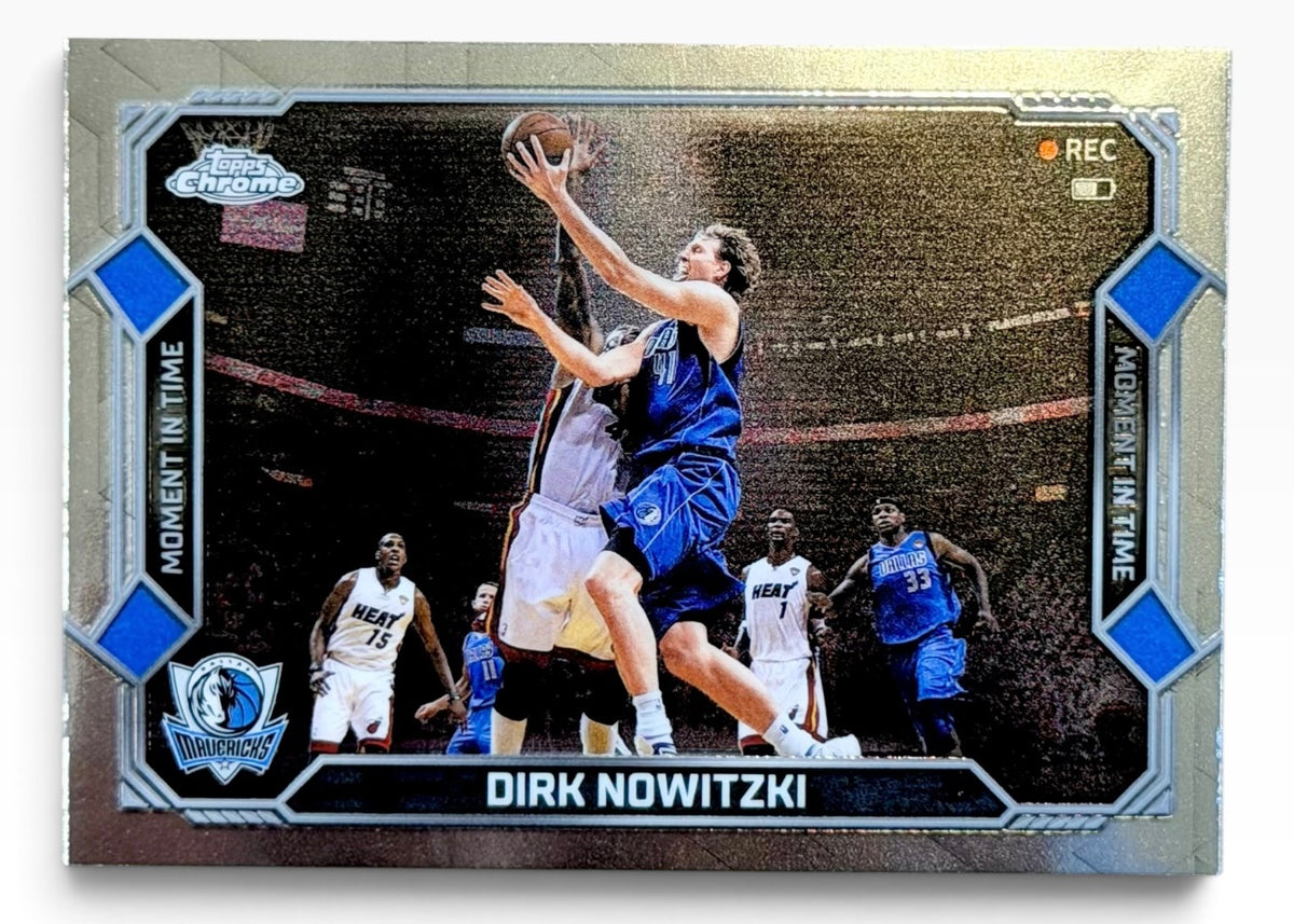 2025-26 Topps Chrome Update Dirk Nowitzki Moment in Time