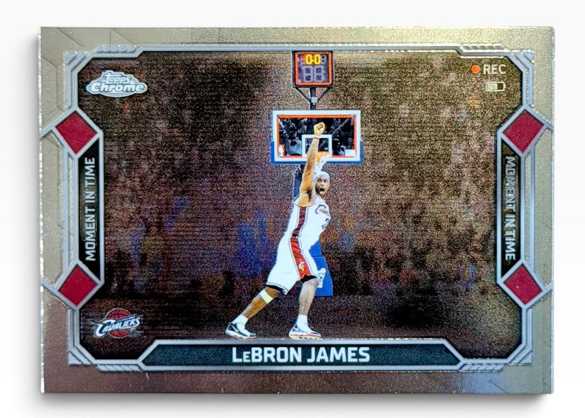 2025-26 Topps Chrome Update LeBron James Moment in Time