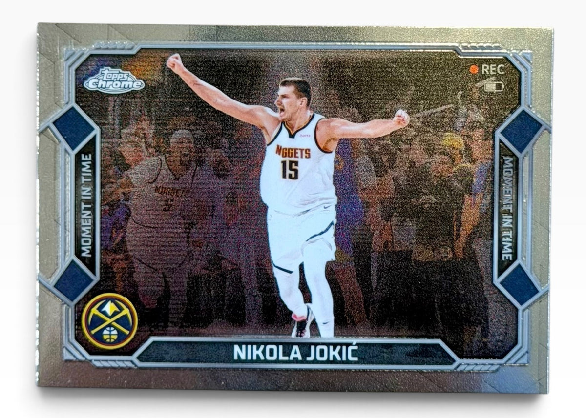 2025-26 Topps Chrome Update Nikola Jokic Moment in Time