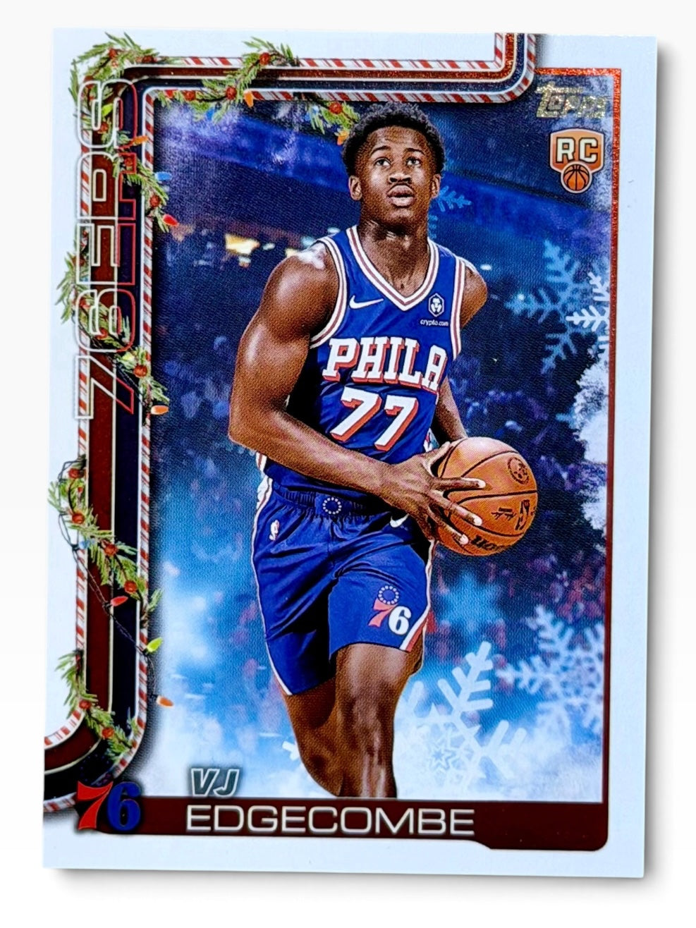 2025-26 Topps Holiday VJ Edgecombe
