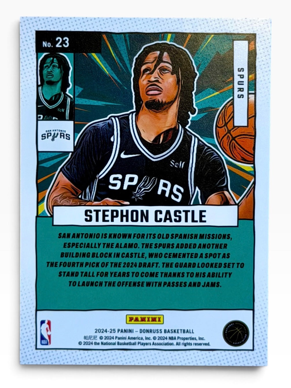 2024-25 Panini Donruss Stephon Castle Net Marvels