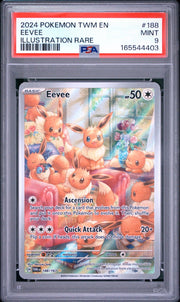 Eevee 188/167 (Twilight Masquerade) — PSA 9