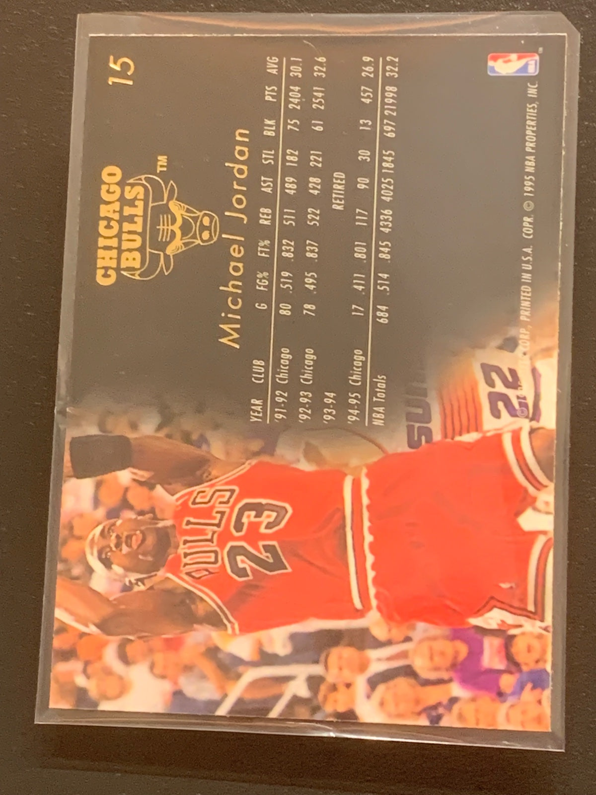 1995-96 Flair Michael Jordan #15
