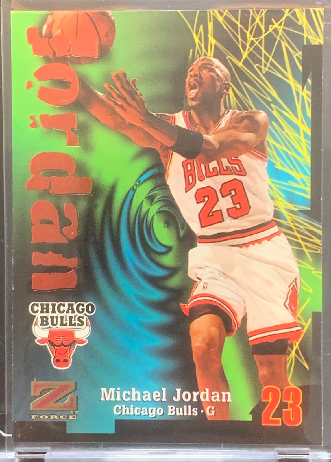 1997-98 skybox Z-Force Michael Jordan #23