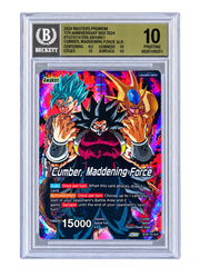 Evil Saiyan // Cumber, Maddening Force BT20-114 (Expansion Deck Box Set 24: Premium 7th Anniversary Box 2024) — BGS 10 (Pristine)