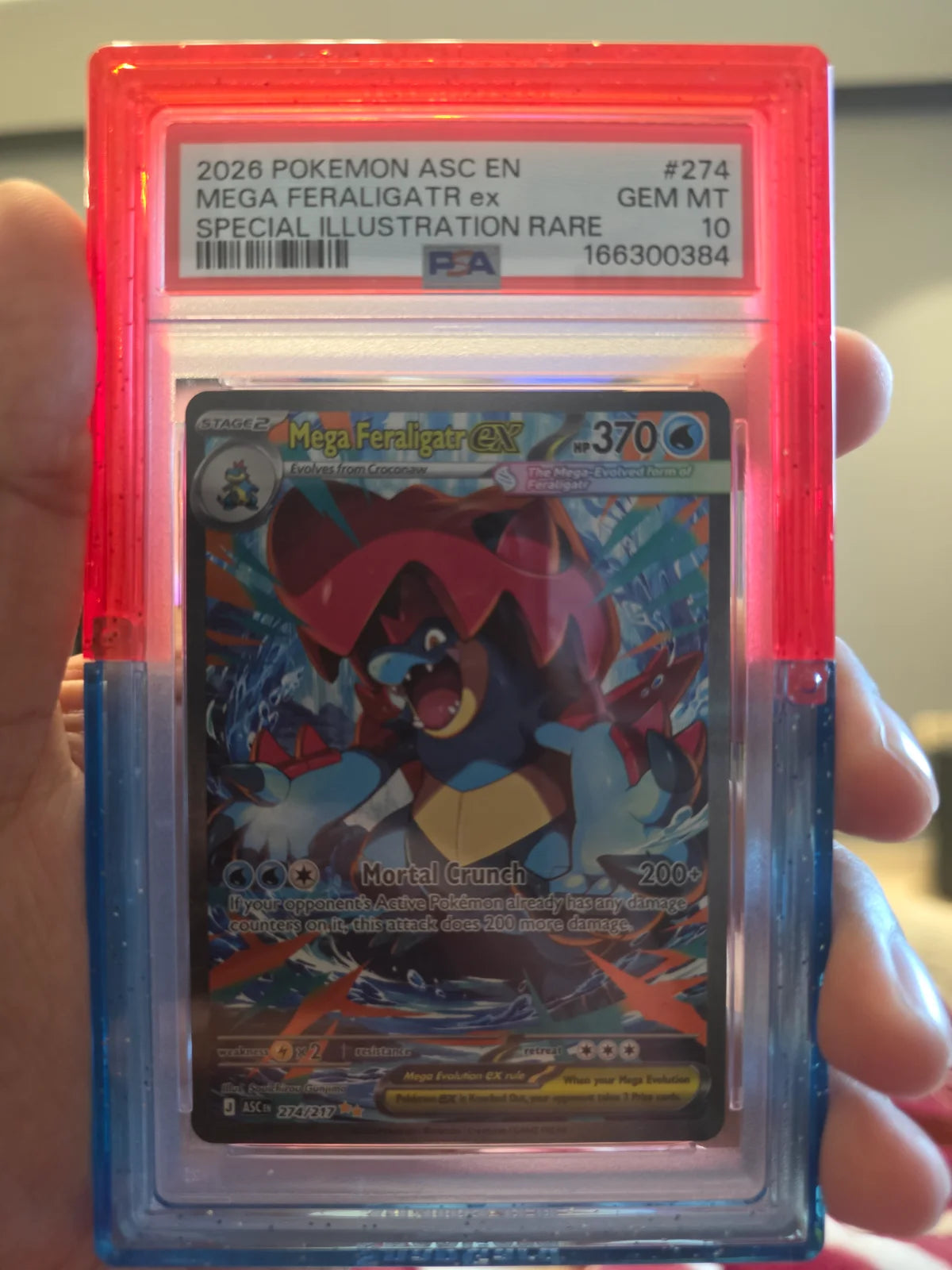 Mega Feraligatr ex 274/217 (Ascended Heroes) — PSA 10