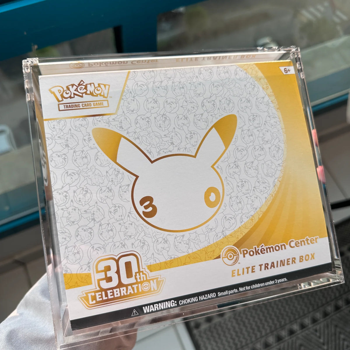 30th Celebration Pokemon Center Elite Trainer Box Unsealed with FREE ACRYLIC CASE INCLUDED