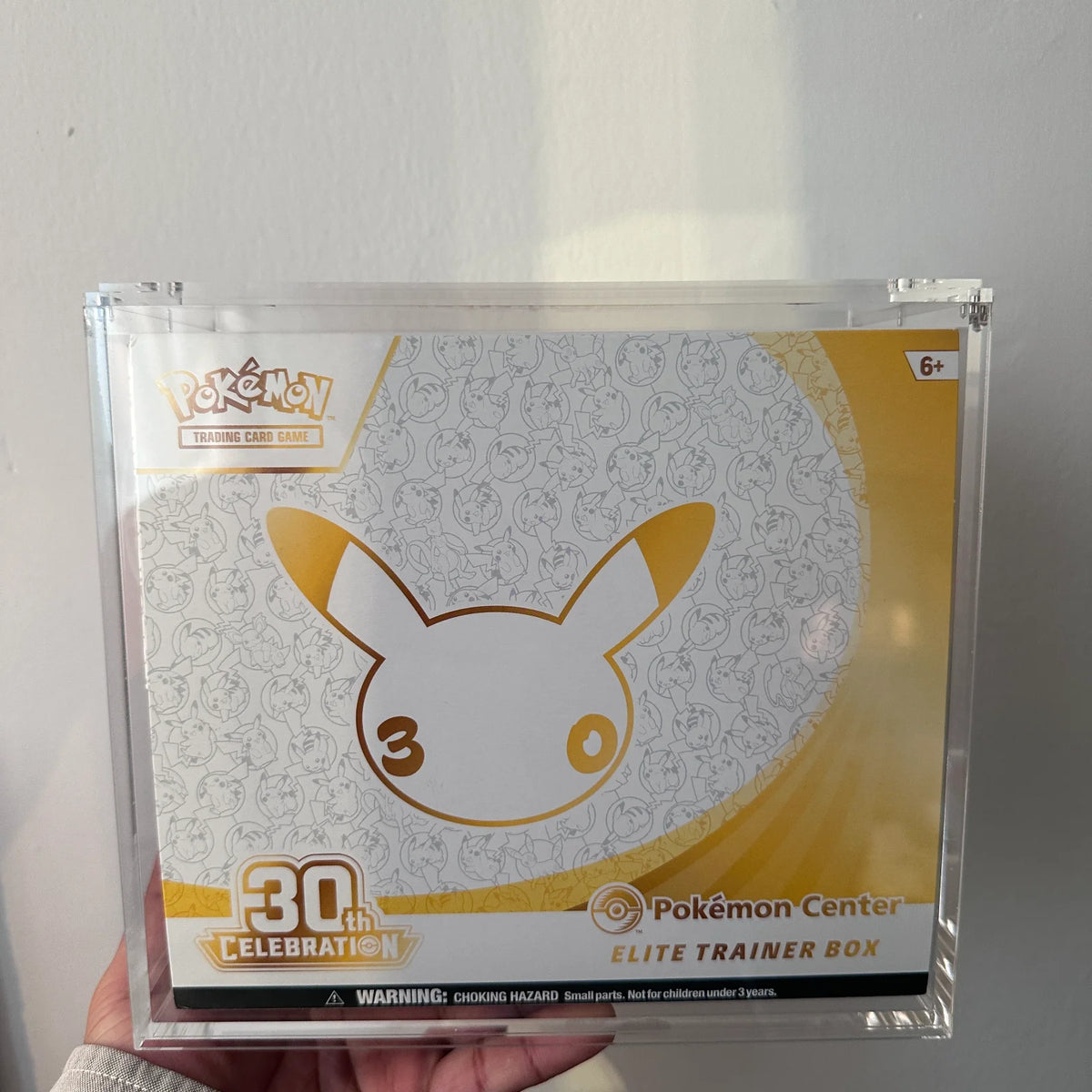 30th Celebration Pokemon Center Elite Trainer Box Unsealed with FREE ACRYLIC CASE INCLUDED