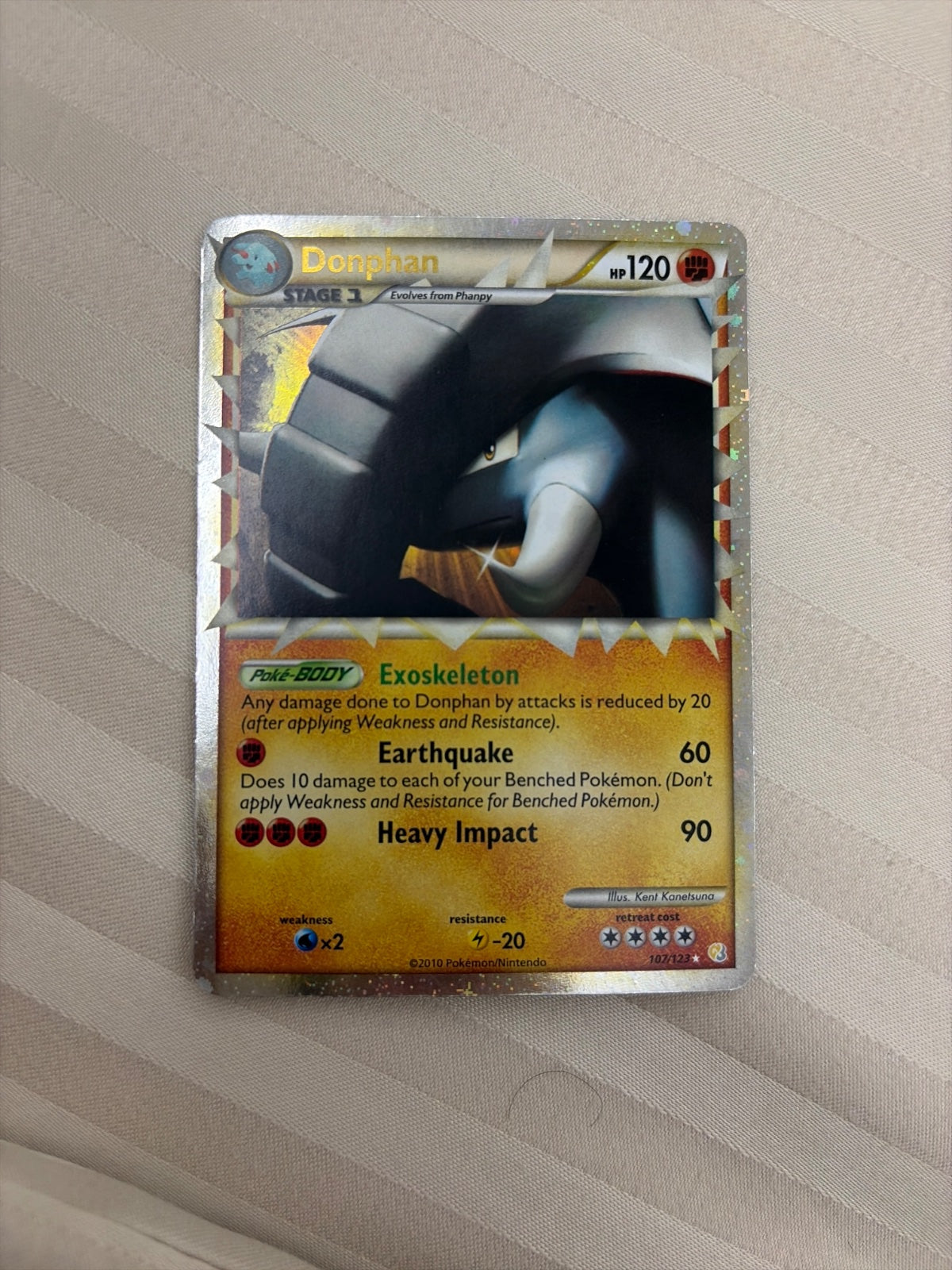 Donphan (Prime) 107 (HeartGold SoulSilver)