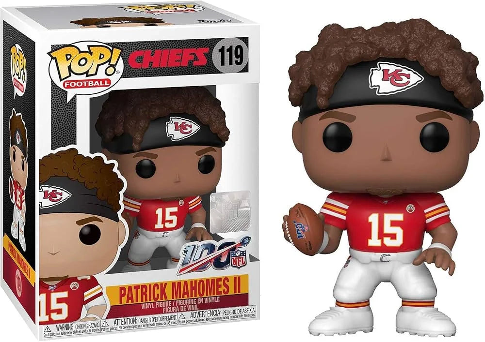 Funko Pop! NFL Kansas City Chiefs Patrick Mahomes II Vinyl Figure #119 (Special Edition).