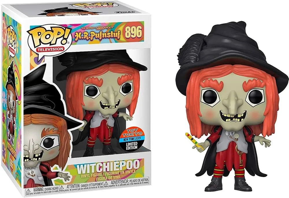 Funko Pop! Witchiepoo #896 vinyl figure from the H.R. Pufnstuf television series. Tokyo NY 2019 LIMITED EDITION