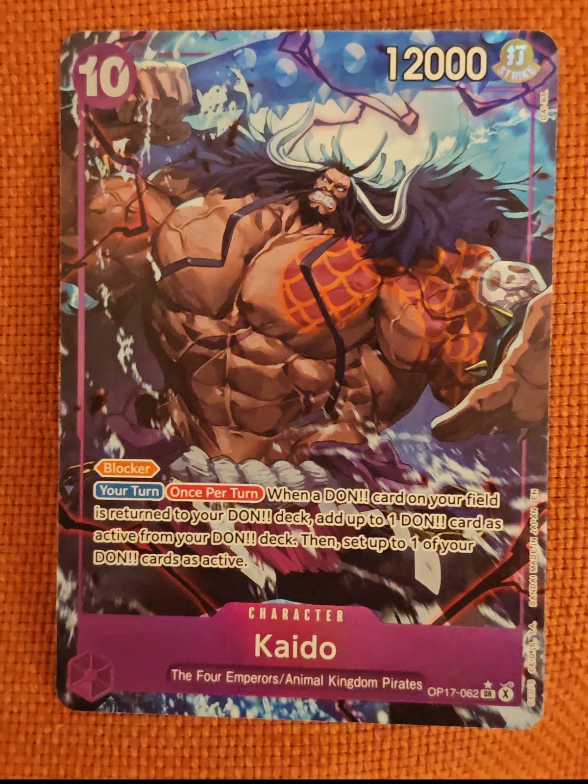 Kaido (062) (Alternate Art) OP17-062 (The World's Strongest Warriors)