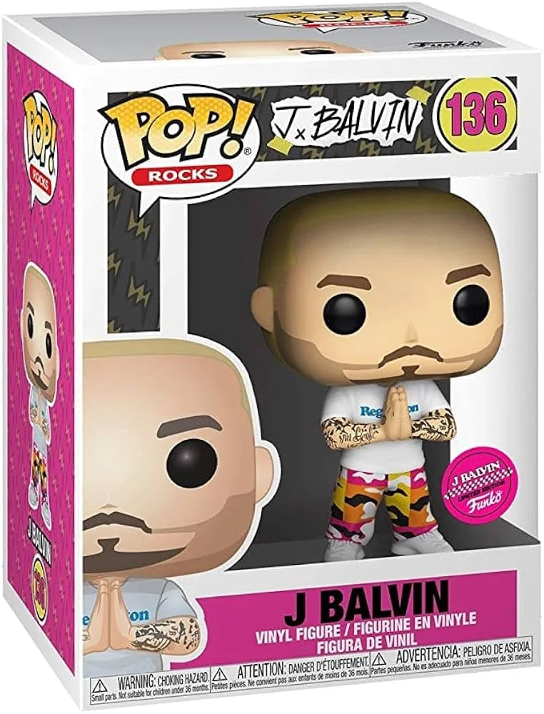 Funko Pop! Rocks: J Balvin (Exclusive) #136 LIMITED EDITION